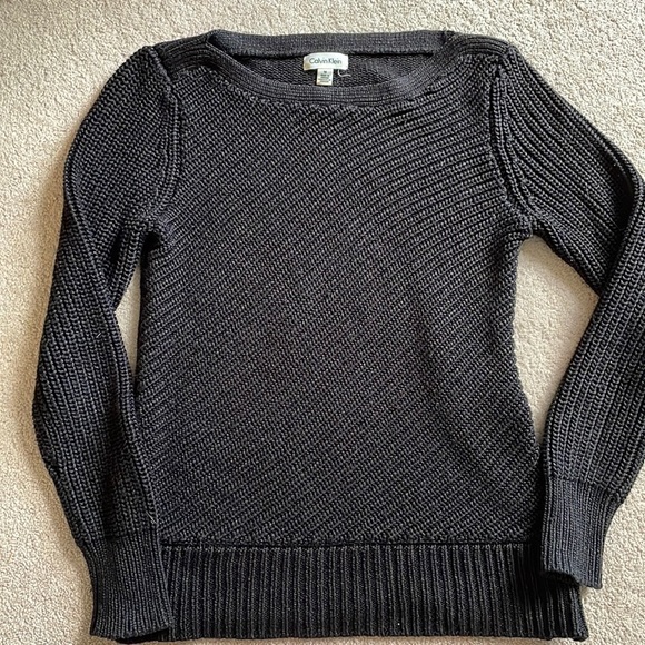 Calvin Klein Knit Sweater Zipper - Picture 2 of 6